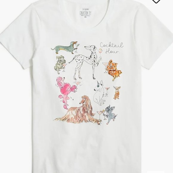 J. Crew Cocktail Hour Graphic T Shirt - Picture 4 of 4